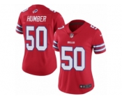Women's Nike Buffalo Bills #50 Ramon Humber Limited Red Rush NFL Jersey