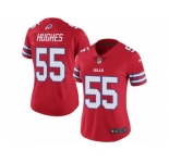 Women's Nike Buffalo Bills #55 Jerry Hughes Limited Red Rush NFL Jersey
