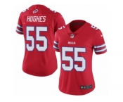 Women's Nike Buffalo Bills #55 Jerry Hughes Limited Red Rush NFL Jersey