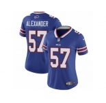 Women's Nike Buffalo Bills #57 Lorenzo Alexander Vapor Untouchable Limited Royal Blue Team Color NFL Jersey
