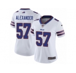 Women's Nike Buffalo Bills #57 Lorenzo Alexander Vapor Untouchable Limited White NFL Jersey