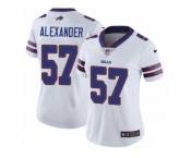 Women's Nike Buffalo Bills #57 Lorenzo Alexander Vapor Untouchable Limited White NFL Jersey