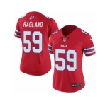 Women's Nike Buffalo Bills #59 Reggie Ragland Limited Red Rush NFL Jersey