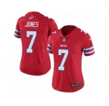 Women's Nike Buffalo Bills #7 Cardale Jones Limited Red Rush NFL Jersey