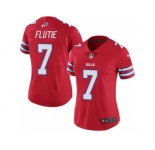Women's Nike Buffalo Bills #7 Doug Flutie Limited Red Rush NFL Jersey