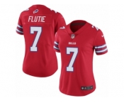 Women's Nike Buffalo Bills #7 Doug Flutie Limited Red Rush NFL Jersey