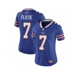 Women's Nike Buffalo Bills #7 Doug Flutie Vapor Untouchable Limited Royal Blue Team Color NFL Jersey