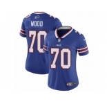 Women's Nike Buffalo Bills #70 Eric Wood Vapor Untouchable Limited Royal Blue Team Color NFL Jersey