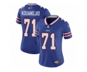 Women's Nike Buffalo Bills #71 Cyrus Kouandjio Vapor Untouchable Limited Royal Blue Team Color NFL Jersey