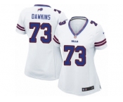 Women's Nike Buffalo Bills #73 Dion Dawkins Limited White NFL Jersey