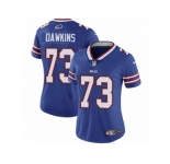 Women's Nike Buffalo Bills #73 Dion Dawkins Vapor Untouchable Limited Royal Blue Team Color NFL Jersey