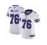Women's Nike Buffalo Bills #76 John Miller Vapor Untouchable Limited White NFL Jersey