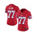 Women's Nike Buffalo Bills #77 Cordy Glenn Limited Red Rush NFL Jersey