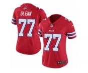 Women's Nike Buffalo Bills #77 Cordy Glenn Limited Red Rush NFL Jersey