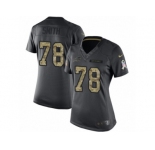 Women's Nike Buffalo Bills #78 Bruce Smith Limited Black 2016 Salute to Service NFL Jersey