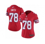 Women's Nike Buffalo Bills #78 Bruce Smith Limited Red Rush NFL Jersey