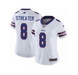 Women's Nike Buffalo Bills #8 Rod Streater White Vapor Untouchable Limited Player NFL Jersey