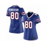 Women's Nike Buffalo Bills #80 Leonard Hankerson Limited Royal Blue Team Color NFL Jersey