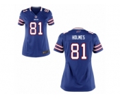 Women's Nike Buffalo Bills #81 Andre Holmes Royal Blue Team Color NFL Jersey