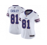 Women's Nike Buffalo Bills #81 Marcus Easley Vapor Untouchable Limited White NFL Jersey