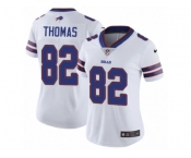 Women's Nike Buffalo Bills #82 Logan Thomas White Vapor Untouchable Limited Player NFL Jersey