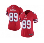 Women's Nike Buffalo Bills #89 Chris Gragg Limited Red Rush NFL Jersey