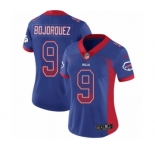 Women's Nike Buffalo Bills #9 Corey Bojorquez Limited Royal Blue Rush Drift Fashion NFL Jersey