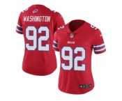 Women's Nike Buffalo Bills #92 Adolphus Washington Limited Red Rush NFL Jersey
