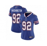 Women's Nike Buffalo Bills #92 Adolphus Washington Vapor Untouchable Limited Royal Blue Team Color NFL Jersey