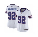 Women's Nike Buffalo Bills #92 Adolphus Washington Vapor Untouchable Limited White NFL Jersey