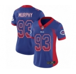 Women's Nike Buffalo Bills #93 Trent Murphy Limited Royal Blue Rush Drift Fashion NFL Jersey