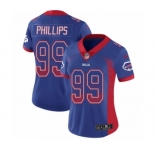 Women's Nike Buffalo Bills #99 Harrison Phillips Limited Royal Blue Rush Drift Fashion NFL Jersey