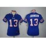 nike women nfl jerseys buffalo bills #13 johnson boue[nike]