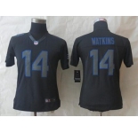 nike women nfl jerseys buffalo bills #14 watkins black[nike impact limited][watkins]