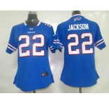 nike women nfl jerseys buffalo bills #22 jackson blue[nike]