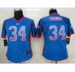 nike women nfl jerseys buffalo bills #34 thomas blue[Elite drift fashion]