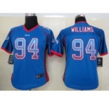 nike women nfl jerseys buffalo bills #94 williams blue[Elite drift fashion