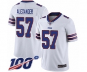 Youth Buffalo Bills #57 Lorenzo Alexander White Vapor Untouchable Limited Player 100th Season Football Jersey
