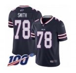 Youth Buffalo Bills #78 Bruce Smith Limited Navy Blue Inverted Legend 100th Season Football Jersey