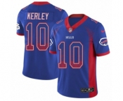 Youth Nike Buffalo Bills #10 Jeremy Kerley Limited Royal Blue Rush Drift Fashion NFL Jersey