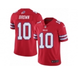 Youth Nike Buffalo Bills #10 Philly Brown Limited Red Rush NFL Jersey