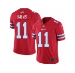 Youth Nike Buffalo Bills #11 Greg Salas Limited Red Rush NFL Jersey