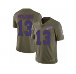 Youth Nike Buffalo Bills #13 Kelvin Benjamin Limited Olive 2017 Salute to Service NFL Jersey