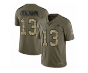 Youth Nike Buffalo Bills #13 Kelvin Benjamin Limited Olive Camo 2017 Salute to Service NFL Jersey