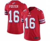 Youth Nike Buffalo Bills #16 Robert Foster Limited Red Rush Vapor Untouchable NFL Jersey