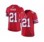 Youth Nike Buffalo Bills #21 Jordan Poyer Limited Red Rush NFL Jersey