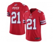 Youth Nike Buffalo Bills #21 Jordan Poyer Limited Red Rush NFL Jersey