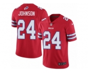 Youth Nike Buffalo Bills #24 Leonard Johnson Limited Red Rush Vapor Untouchable NFL Jersey