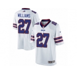 Youth Nike Buffalo Bills #27 Duke Williams Limited White NFL Jersey
