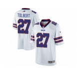 Youth Nike Buffalo Bills #27 Mike Tolbert Limited White NFL Jersey